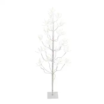 белая береза высотой 336 светодиодных ламп теплого белого и холодного белого цветов