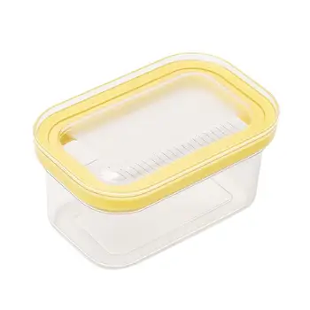 Контейнер для масла Прямоугольный Герметичный Ящик для хранения сыра и масла с ножом Кухонные масленки для приготовления масла в холодильнике