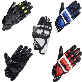 Мотоциклетные кожаные перчатки с полными пальцами для верховой езды на открытом воздухе, альпинизма по пересеченной местности, Зимние перчатки для верховой езды по пересеченной местности
